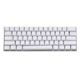 Blank Thick Pbt Oem Profile 61 Ansi Keycaps For Mx Switches Mechanical Keyboard (White)(Only Keycap)