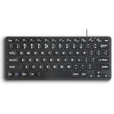 Perixx PERIBOARD-416 Wired Mini USB Keyboard with 4 Hubs - X Type Scissor Keys