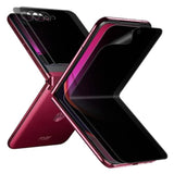 Privacy Anti-Spy Screen Protector For Motorola Razr 50 Ultra 2024, 2 Pack Inside + 2 Pack Front Premium Flexible Epu Hybrid Film, Self-Healing, Easy Installation With Alignment Jig