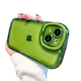 Compatible With Iphone 14 Case With Clear Kickstand Creative Protective Design Case With Camera Holder For Tpu Slim Shockproof Cool Phone Case For Iphone 14-Green