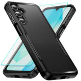 For Samsumg Galaxy A16 Case With Screen Protection: Heavy Duty Protective Shockproof And Scratch Proof Cell Phone Case For Samsung Samsumg Galaxy A16 5G -Black