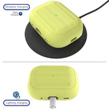 Keep Your Airpods Pro 2 Safe And Visible With Our Yellow Glow-In-The-Dark Anti-Lost Case, Featuring Thickening Design And Shatterproof Protection.