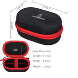 Storage Case For Glorious/Tmkb Falcon M1Se/Hyperx Gaming Wireless Mouse, Model O/D Rgb Mouse With Lights Hard Travel Case, Protective Carrying Storage Bag(Only Box) (Black & Red)