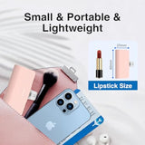 Portable Charger For Iphone,3500Mah Ultra-Compact Small Power Bank Compatible With Iphone 6/7/8/Se/11/Xr/12/12 Pro Max/13/13 Pro Max/14/14 Pro Max/14 Plus Series?Pink?