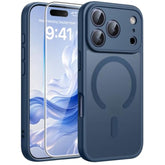 Transparent Blue MagSafe Case for iPhone 17 Pro Max