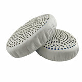 Headset Earpads Replacement Ear Cushions Accessories With Memory Foam Compatible With Skullcandy Riff Riff2 Wired/Wireless On-Ear Headphones -Protein Leather White