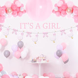 2-Set Pink Silly Goose Birthday Banners for Baby Shower & Parties