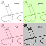 YNR 4 Pairs Wired Earbuds with Microphone & Volume Control, in Ear Earphones for School, Noise Islating High Definition, for 3.5mm Jack iPhone iPad iPod Samsung Google Devices (A12-4)