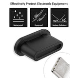20pcs USB-C Silicone Dust Plugs with Case for iPhone 15/16 and Galaxy Pixel