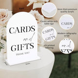 2-piece acrylic wedding signs for ceremony, reception, and guest book décor