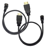 Micro Hdmi To Hdmi Cable Adapter 50Cm 90 Degree Angle Micro Hdmi Male To Hdmi