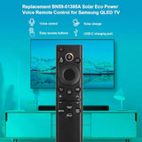 Bn59-01385A Solar Voice Remote Replacement For Samsung Frame Tv Remote With Bluetooth Rechargeable Solar Cell, Compatible With Samsung 2021-2022 Neo Led Smart 4K Ultra Hd Tv, 4 Shortcut Buttons, Black