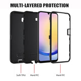 For Samsung Galaxy A16 5G Phone Case, Military Grade Heavy Duty 3-Layer Shockproof Drop Protective Cover For Samsung Galaxy A16 5G, Brown Cow Print