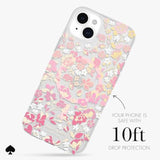 Iphone 15 Plus Case, Compatible With Magsafe - Flowerbed Pink Ombre