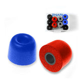 Earbud Foam Tips With Protective Case - Sports Earphone Tip - 5 Pairs 10 Pieces - Medium Multi-Color