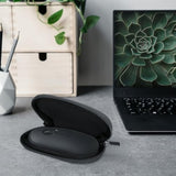 kwmobile Neoprene Case Compatible with Logitech Pebble Mouse 2 M350s / M350 - Case for Mouse Soft Pouch Carry Bag - Dark Grey