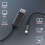 Mini Displayport To Displayport Mini Dp To Dp Cable 10 Ft 4K@60Hz Nylon Braid