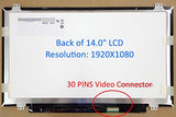 New 14.0 Inch Screen/Panel Compatible With Aspire 1 A114-31-C4Hh Fhd 1920X1080 Laptop Replacement Led Lcd