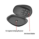 Hard Travel Mouse Case For Logitech Mx Master 3 / 3S / 2S / Advanced, Wireless Mouse, Travel Carrying Protective Storage Bag (With Carabiner Clip)