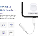 Apple MFi Certified 2 Pack Lightning to 3.5mm Headphone Aux Audio Jack Adapter, iPhone Dongle Cable Earphones Headphones Converter Compatible with iPhone 13 12 11 Pro X XR XS Max 8 7 (3)