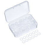 200 Pieces O Ring Keyboard, O Rings Keycaps, Clear Rubber Keycap Dampeners With Plastic Storage Box For Mx Switch And Mechanical Keys