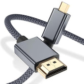 Micro Hdmi Cable 10 Ft,4K 60Hz Micro Hdmi Type D Cord Compatible For Raspberry