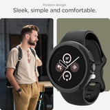 Spigen Liquid Air Designed for Google Pixel Watch 3 45mm Case Anti-Scratch Protective Soft TPU Cover (2024) - Matte Black