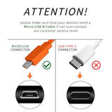 2 Pack Charger Charging Cable Compatible for Ring Enabled Video Doorbell (Released in 2020) 2/3/3 Plus/ 4, Peephole Cam, Doorbell Pro, Camera Battery