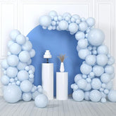 Pastel Blue Balloons - Light Blue Balloons 5/12/18 Inch, Baby Blue Balloons Garland For Graduation, Baby Shower & Birthday Party Decorations