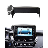 Car Phone Mount For Toyota Corolla 2019 2020 2021-2024 2025/Corolla Cross 2022 2023 2024 2025 Accessories 8-Inch Screen Magnetic 15W Fast Wireless Charger Cell Phone Holder Not Affect Air Vent