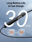 Bluetooth Headphones,V5.2 Wireless Bluetooth Earbuds w/Mic in-Ear Magnetic Neckband Earphone 30Hrs Playtime, IPX7 Sweatproof Deep Bass Headset for