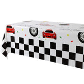 1 Pcs Racing Car Theme Party Plastic Table Cover Boys Birthday Party Decorations Supplies
