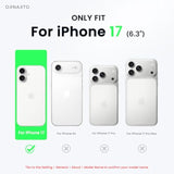Slim Liquid Silicone Case for iPhone 17, Black