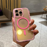 For Iphone 16 Pro Max Phone Case 6.9 Inch, Drop Protection, Compatible With Magsafe, Shockproof Soft Tpu & Hard Pc Pink