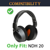 Professional Nano Cloth Replacement Earpads For Neumann Ndh 20 (Ndh20) Studio Headphones, Ear Pads Cushions With High-Density Foam - Ndh 20 Nc Black