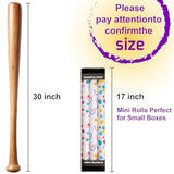 Gift Wrapping Paper - 3 Mini Rolls - Colorful Rainbow Sun Polka Dots Cute Birthday Wrapping Paper Roll For Holiday, Shower, Congrats - 17 Inch X 120 Inch Per Roll