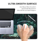 Dark Academia Mouse Pad Gothic Plant Extended Desk Mat Spooky Witchy Large Xl Mousepad Non-Slip Rubber Base Stitched Edge Long Keyboard Pad For Desk Gaming Laptop Desktop 31.5X11.8 Inch