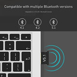 2 Pack Bluetooth Adapter For Pc, Usb Bluetooth Adapter 5.1 Edr, Bt Dongle Wireless Receiver For Speaker, Mouse, Keyboard, Headphones Compatible With Win10/11