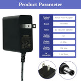 5V 2A 1A 0.8A 0.5A Power Supply Adapter, 10W Universal Ac/Dc Adapter 100-240V Ac To Dc 5V Power Cord Converter With 9 Interchangeable Jacks Plug For Usb Hub Tv Box Router Camera,Etc (1 Pack)