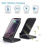 Wireless Charger(Stand),2 Pack 20W Fast Wireless Charging Stand For Samsung Galaxy S24/S24+/S24 Ultra/S23/S22/S21/S20/S10/Note,For Google Pixel 8/7/6, For Lg And More.