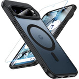 For Google Pixel 10 Pro Xl Case With Screen Protector, Pixel 10 Pro Xl Case With Magsafe Black,12Ft Military Drop Proof Raised Bezels Matte Slim Shockproof Phone Case For Google 10 Proxl Cover