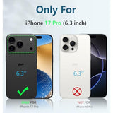 iPhone 17 Pro Premium Case with Built-in Screen Protector and Kickstand
