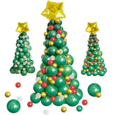 122pcs Christmas Tree Balloon Arch Kit Latex Garland Gold Balloons Party