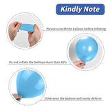 Red Blue White Balloon Set,12 Inchs Red White Blue Balloons, Blue And Red Party Balloons For Boys Kids Birthday Shower Graduation Party Decorations