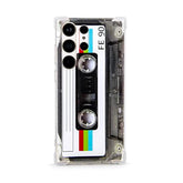 Case For Galaxy S23 Ultra With Reinforced Corners Tpu Soft Bumper Retro Cassette Tape Case Compatible With Samsung Galaxy S23Ultra