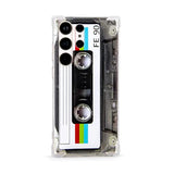 Case For Galaxy S23 Ultra With Reinforced Corners Tpu Soft Bumper Retro Cassette Tape Case Compatible With Samsung Galaxy S23Ultra