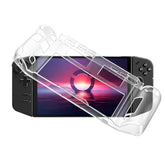 For Legion Go Case Ergonomic Grip Tpu Shock-Absorption Case Anti-Fingerprint Scratch Resistant Cover For Lenovo Legion Go Gaming Handheld 8.8" 2023 - Clear