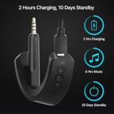 Aptx Wireless Bluetooth 5.0 Adapter For Bose Quietcomfort Qc 15 With Mic/Volume Control, Black