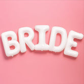 , Giant Bride Balloons White - 40 Inch | Bachelorette Party Decorations | White Bride Balloon For Bridal Shower Decorations | Bridal Shower Balloon | Bachelorette Balloons