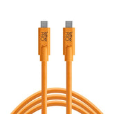 TetherPro 10G USB-C to USB-C, 3' (1m), High-Visibility Orange, 60W PD